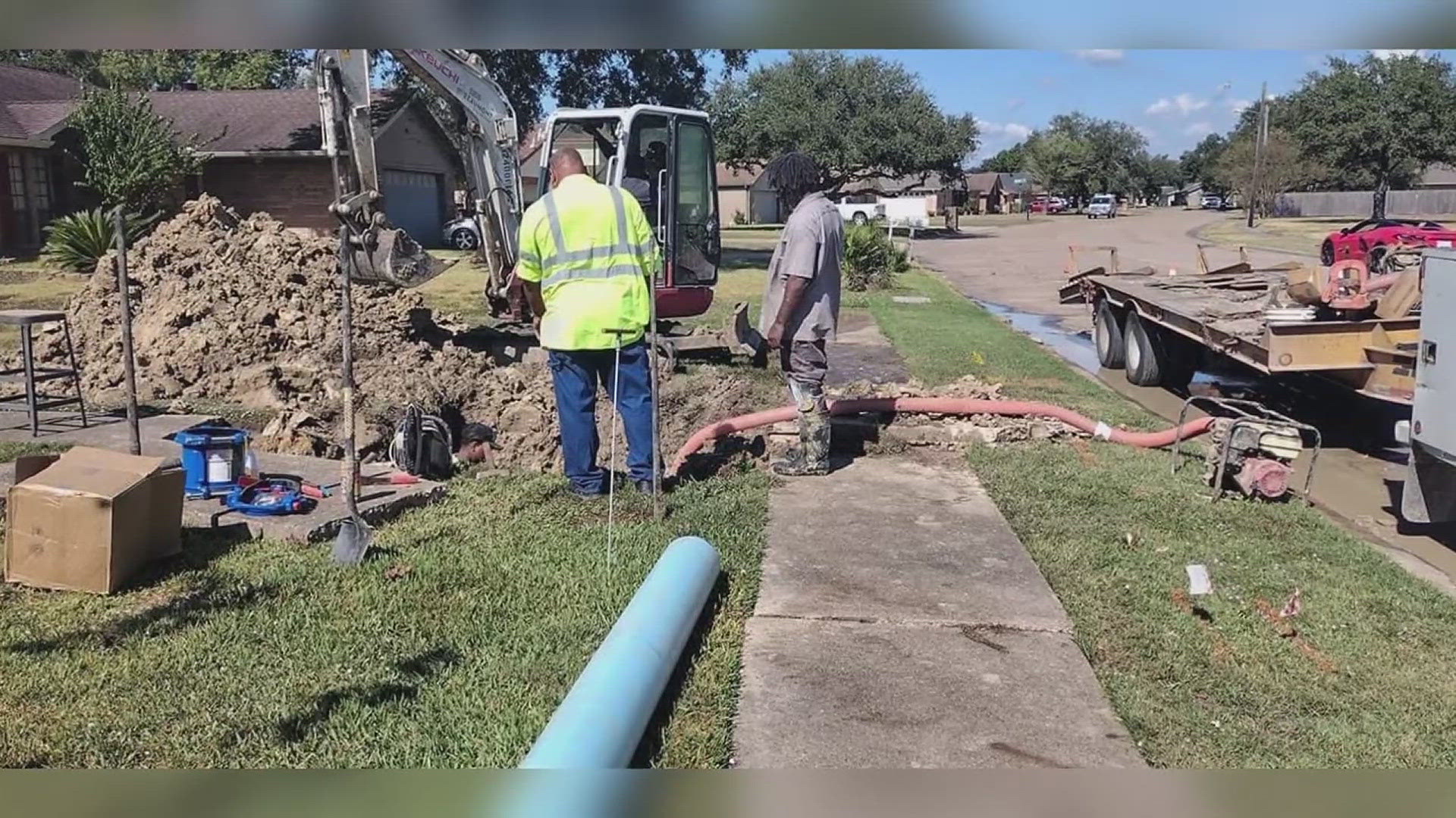 The city has more than 100 water leaks right now, with some of them being water main breaks.