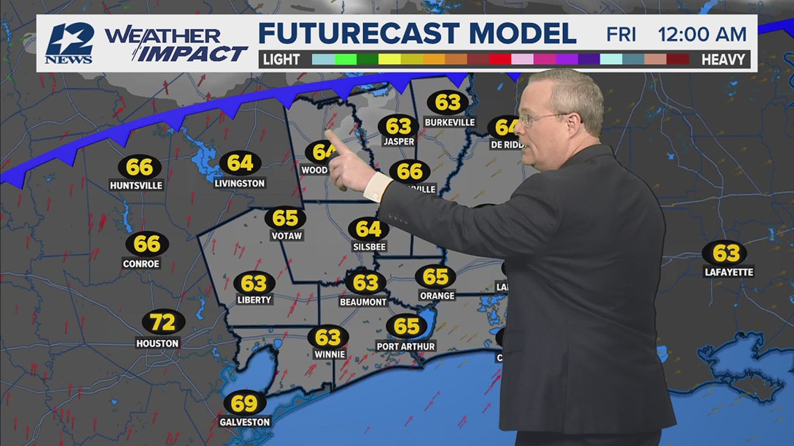 Weak Cold Front Arrives Early Friday Morning 12newsnow