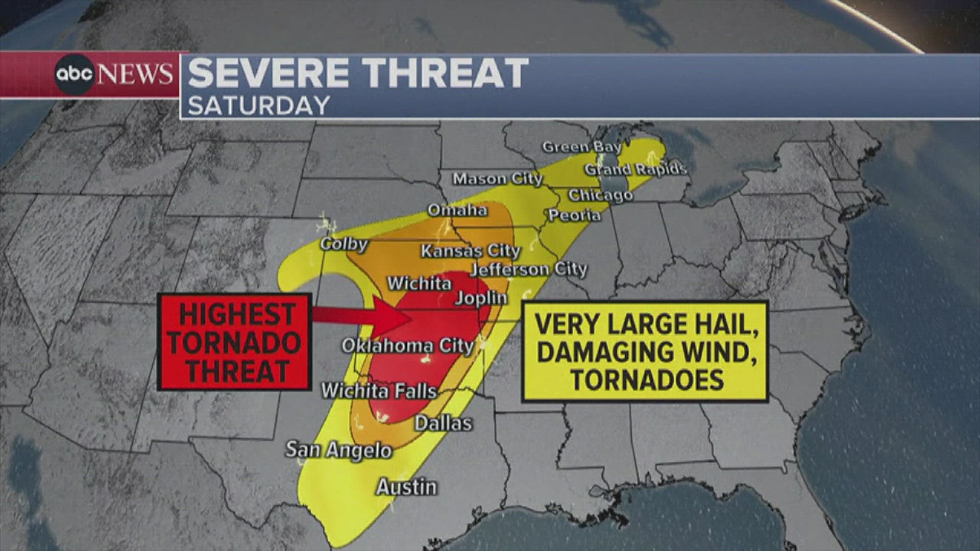 Now more storms are in the forecast from Texas to the Great Lakes