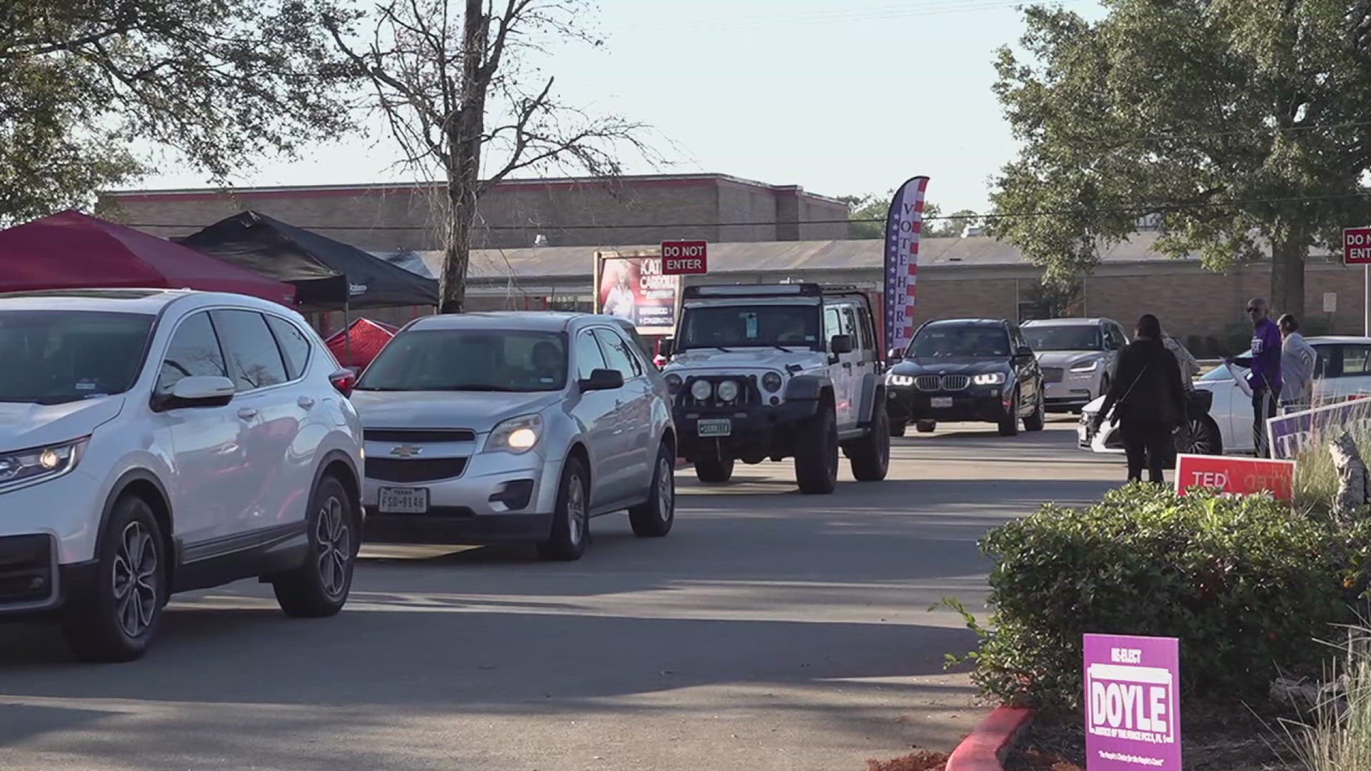 More voters in Jefferson and Orange Counties showed up on day one of early voting, compared to the first day of early voting in 2016 and 2020.