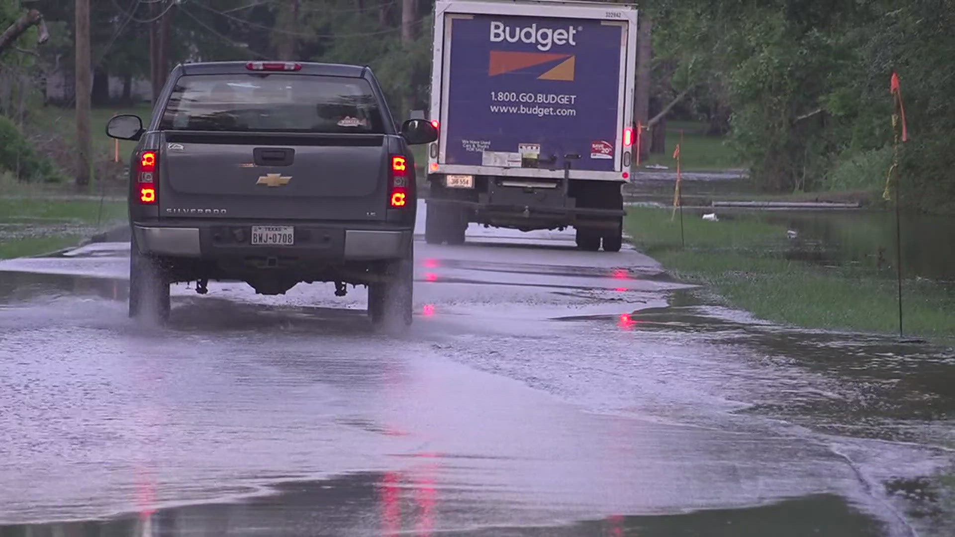 In Hardin County, high waters on roads have trapped some in their homes. Farther north and west, flood waters have already destroyed hundreds of homes.