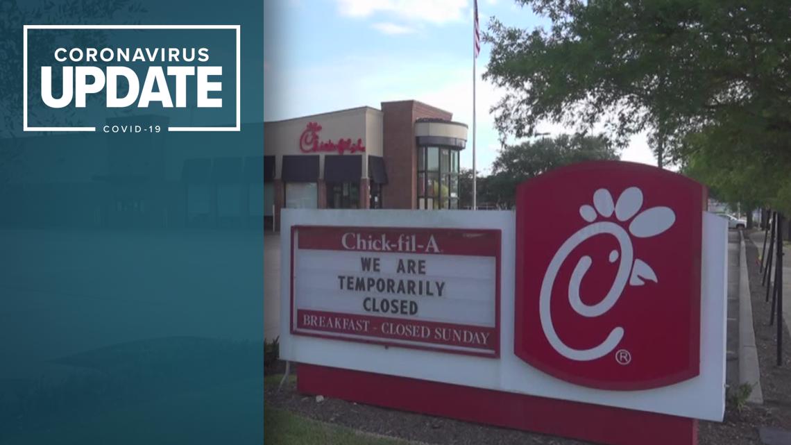 11 more Beaumont Chick Fil A employees tested positive for COVID