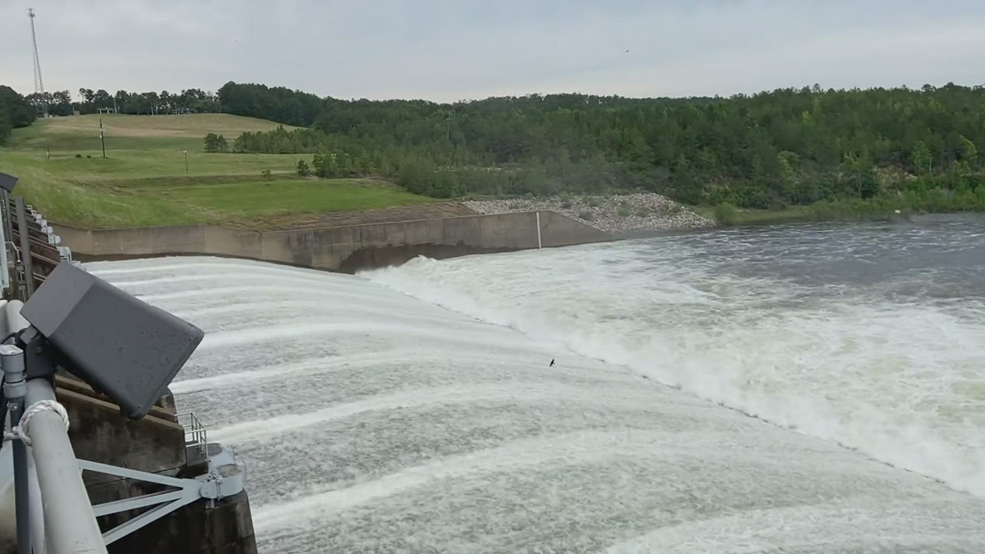 The current total release rate being released from the reservoir this morning was 35,196 CFS.