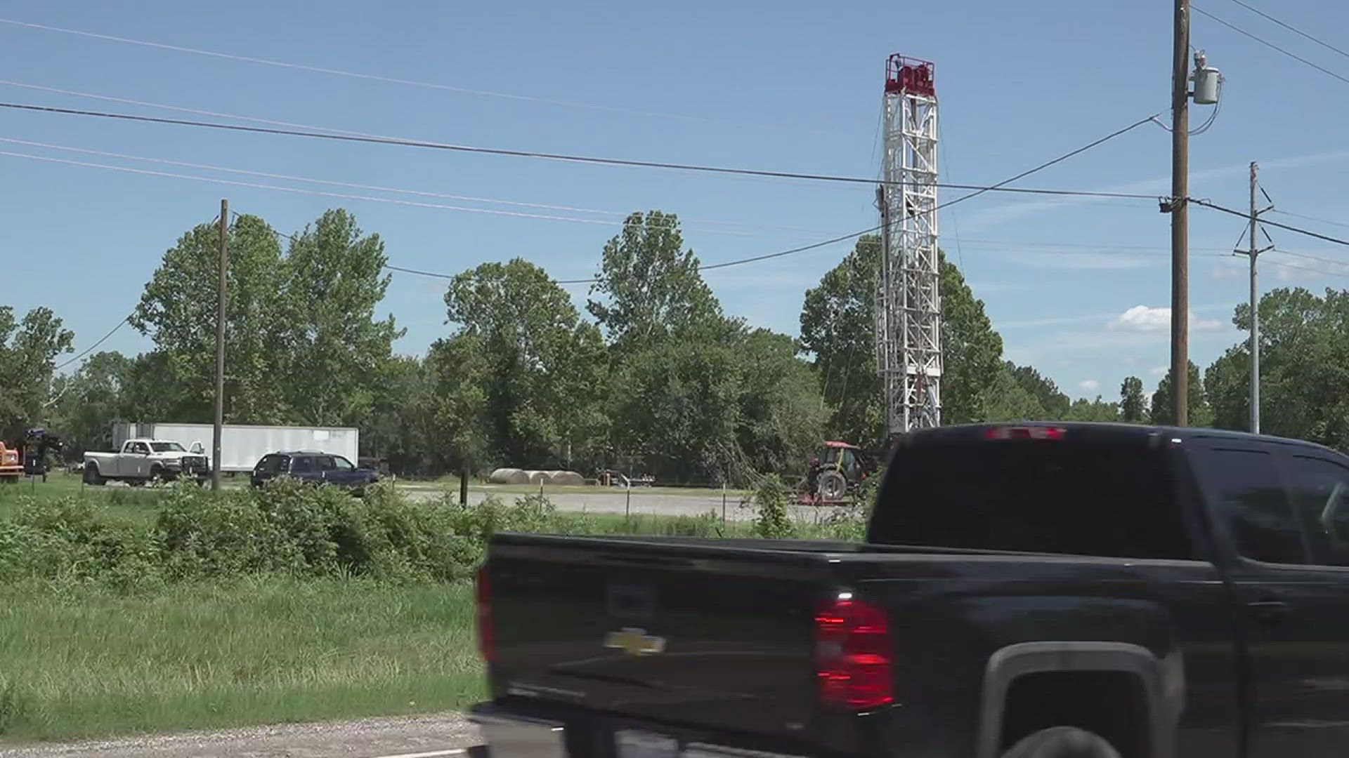 Deputies learned that several employees were working on oil field equipment when a piece of equipment fell from above and hit a worker.