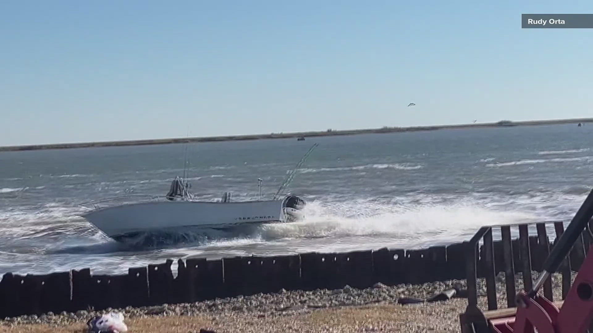 On Monday, around 9 a.m. 911 dispatch got a call about a boat in the Port Arthur Ship Channel in Sabine Pass that was going in a circle with no one on board.