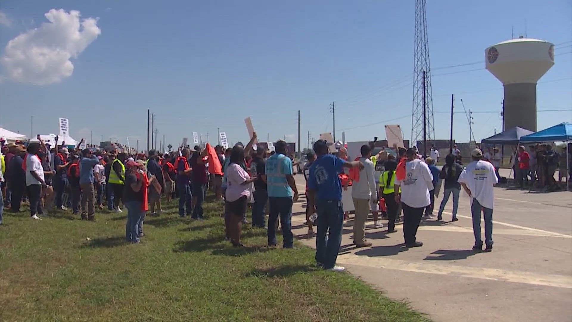 The workers are demanding higher pay and they reportedly refuse to work until a fair agreement has been met.