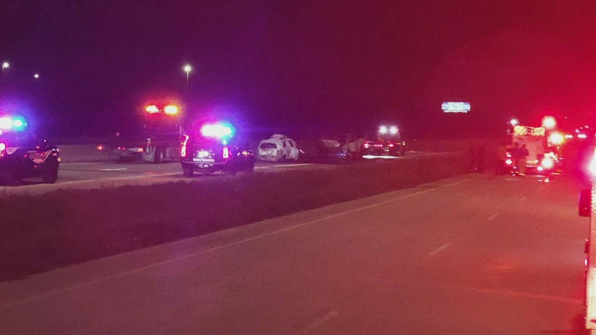 A 51-year-old South Texas man is facing intoxication manslaughter charges after two people died in a fiery wreck early Friday morning in mid-county.