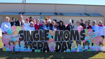First Baptist Church of Fannett celebrates single moms with drive-thru 'Spa Day'