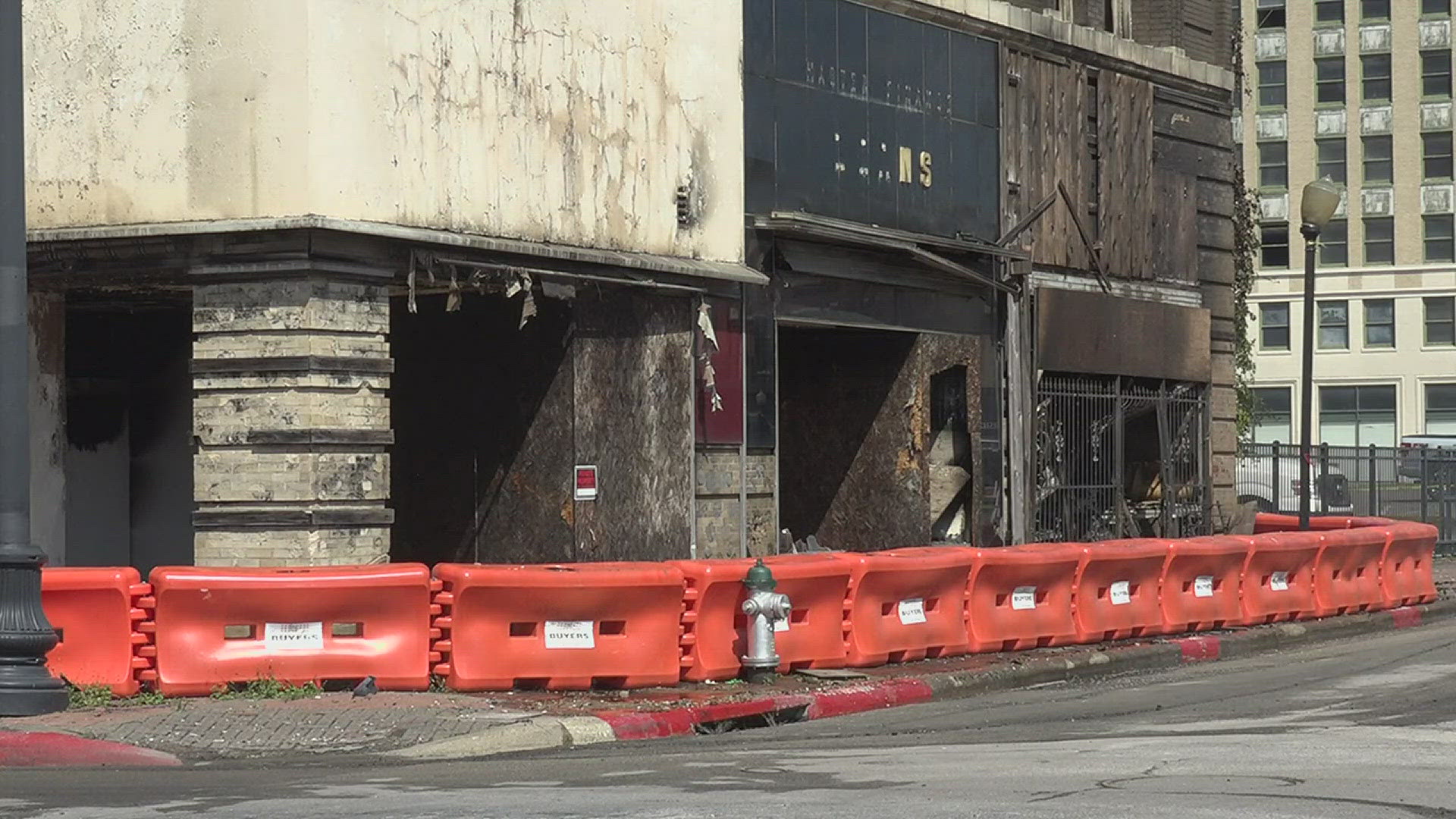 The historic downtown structure went up in flames on June 6, since then the building has been tagged as an imminent danger.