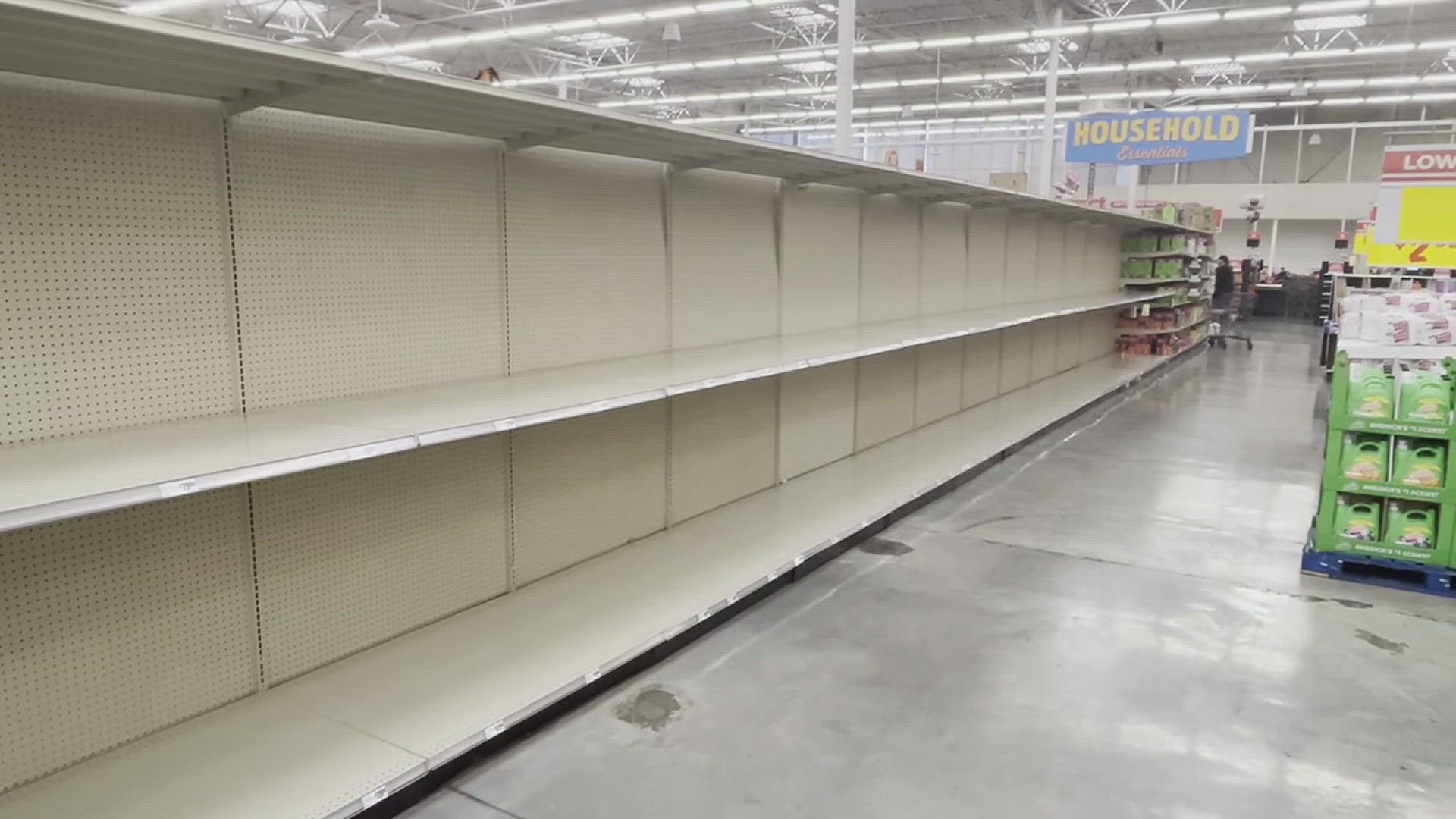 In wake of the the strike, essential supplies like toilet paper have been flying off the shelves of Southeast Texas grocery stores at an alarming pace.