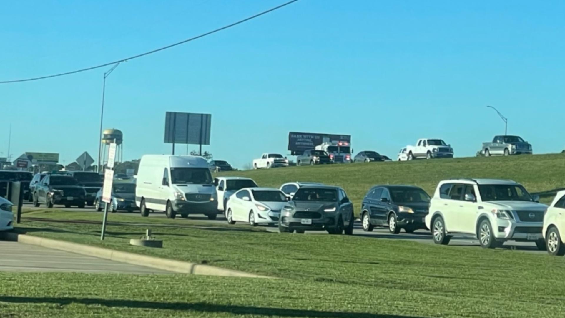 Dump truck crash on Nederland overpass causes traffic jam | 12newsnow.com