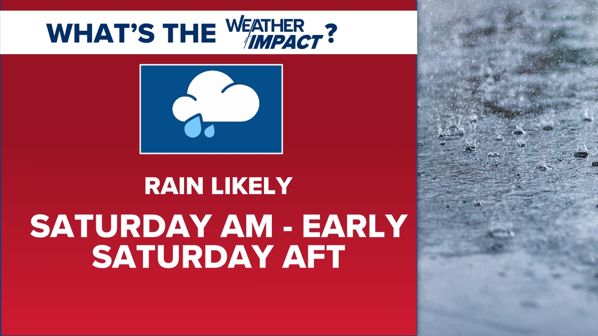 Weather Impact Alert for Saturday | 12newsnow.com