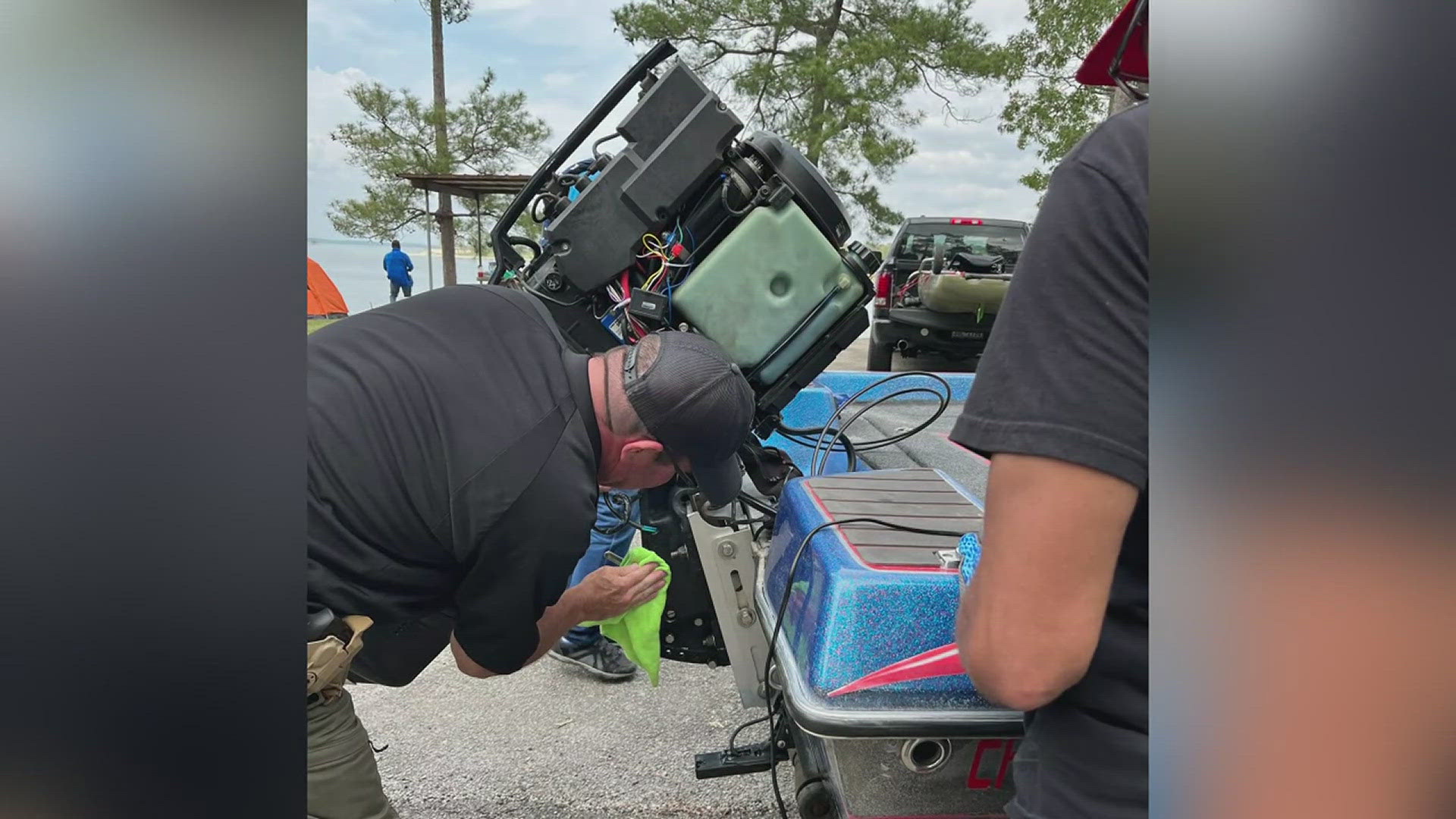 Game wardens from San Augustine, Sabine, Angelina, Jasper, Tyler and Nacogdoches County inspected 300 boats, 243 motors and 100 trailers during the tournament.
