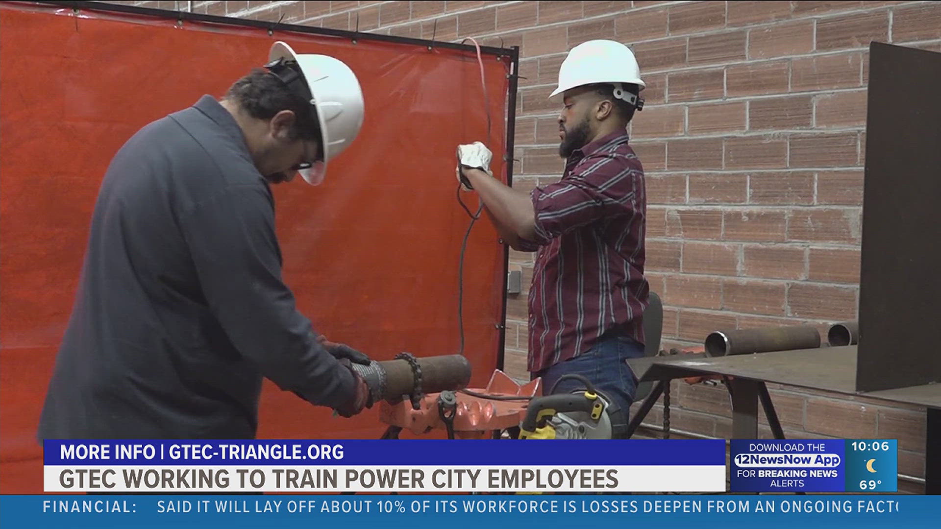 The Golden Triangle Empowerment Center offers free hands-on job training and placement services for people interested in a career as a pipefitter or electrician.