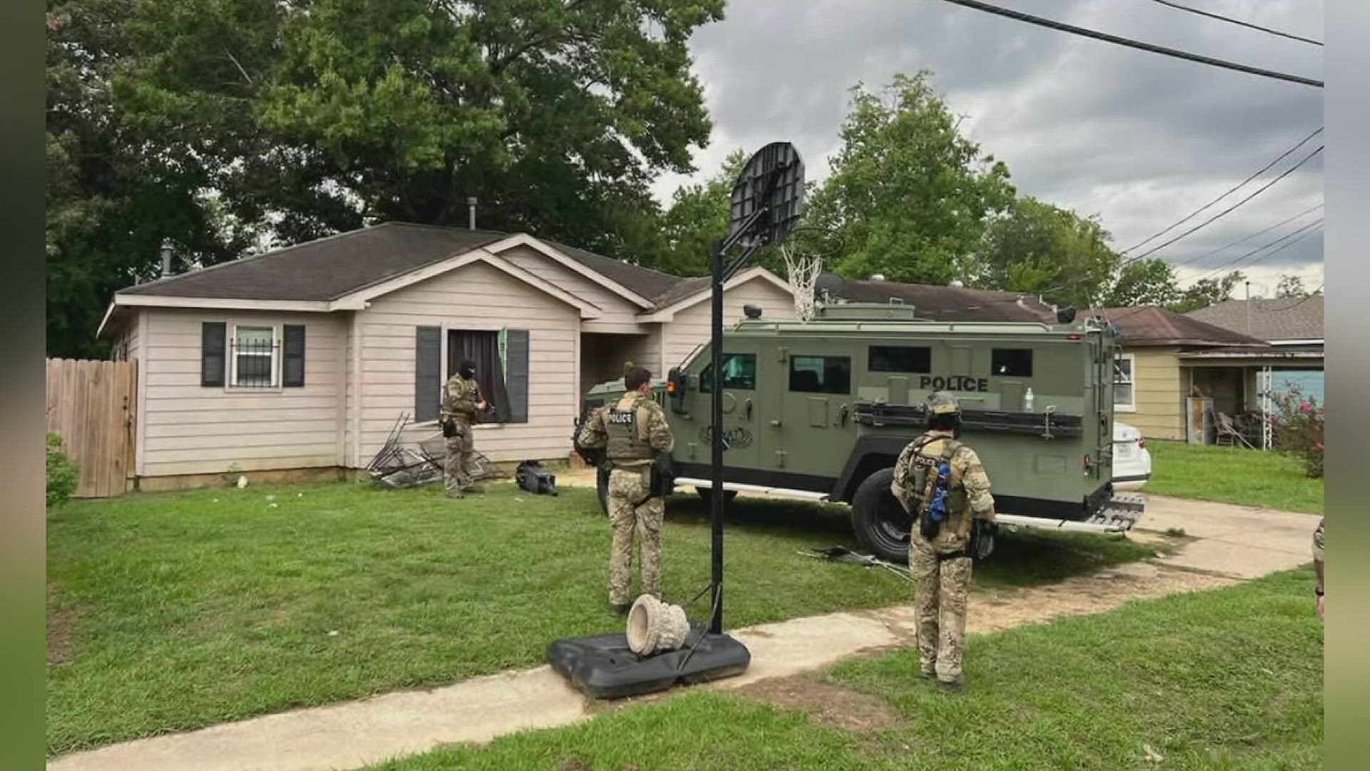 Officers seized approximately 14 ounces of Synthetic Marijuana and 1 rifle, Donald and Ronald Barnes, both 57-years-old, were both arrested.