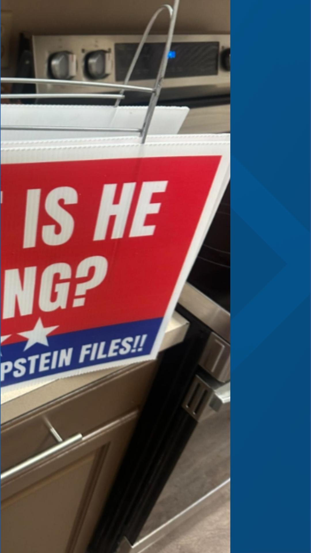 Jasper police warn against placing 'Epstein' signs | 12newsnow.com