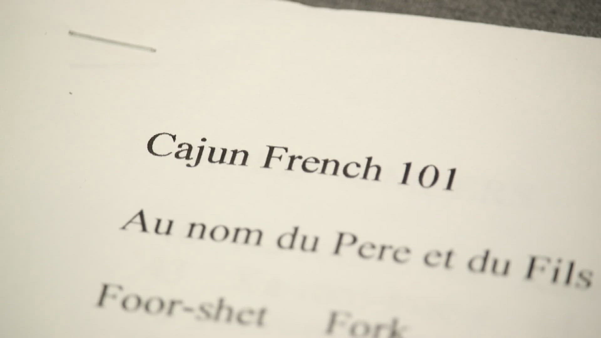 Cajun French is fast approaching extinction as its speakers age without passing it on, with around 120,000 speakers left in its birthplace of Louisiana.