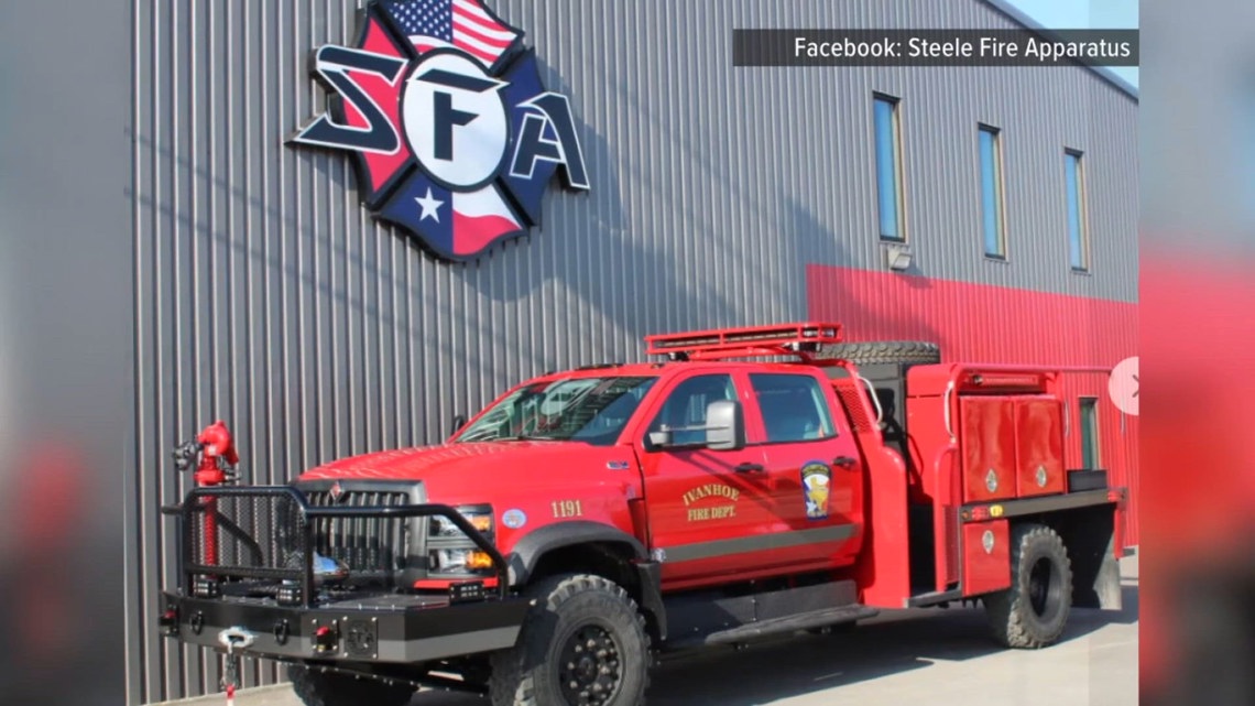 Ivanhoe Volunteer Fire Department acquires new custom brush truck for wildland emergencies