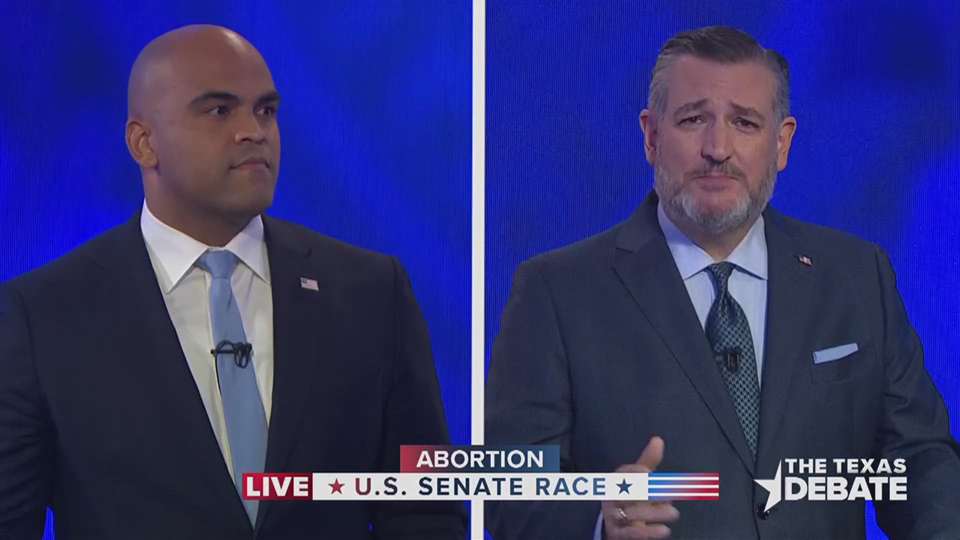 Ted Cruz vs. Colin Allred spar over abortion, immigration, Israel-Hamas ...
