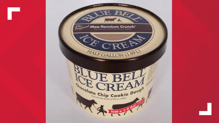 Blue Bell recalls limited Moo-llennium Crunch ice cream over packaging error | 12newsnow.com