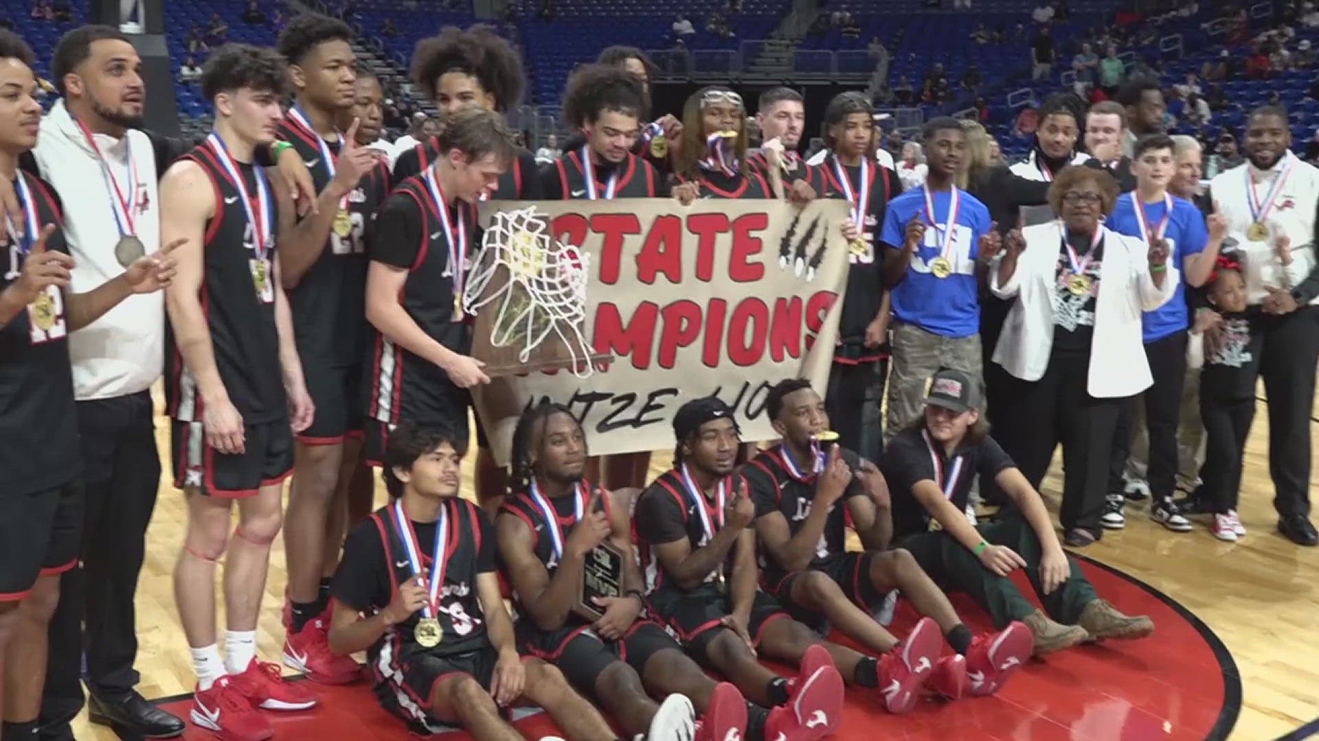 The Kountze Lions won their first state title since 2004 after a spirited send-off for the state championship game.