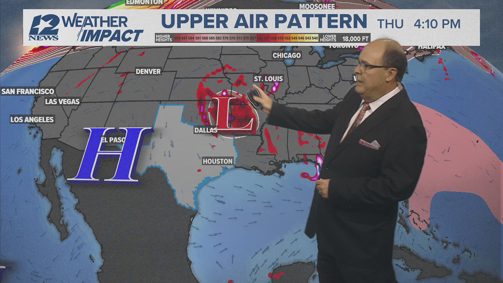 Scattered showers return late Tuesday into Wednesday as a cold front works through the region.