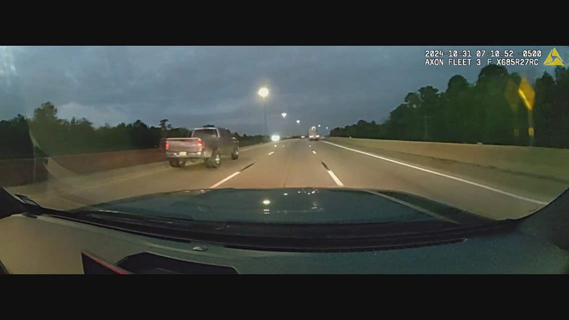 Driver in stolen truck leads multiple agencies on high-speed chase from ...