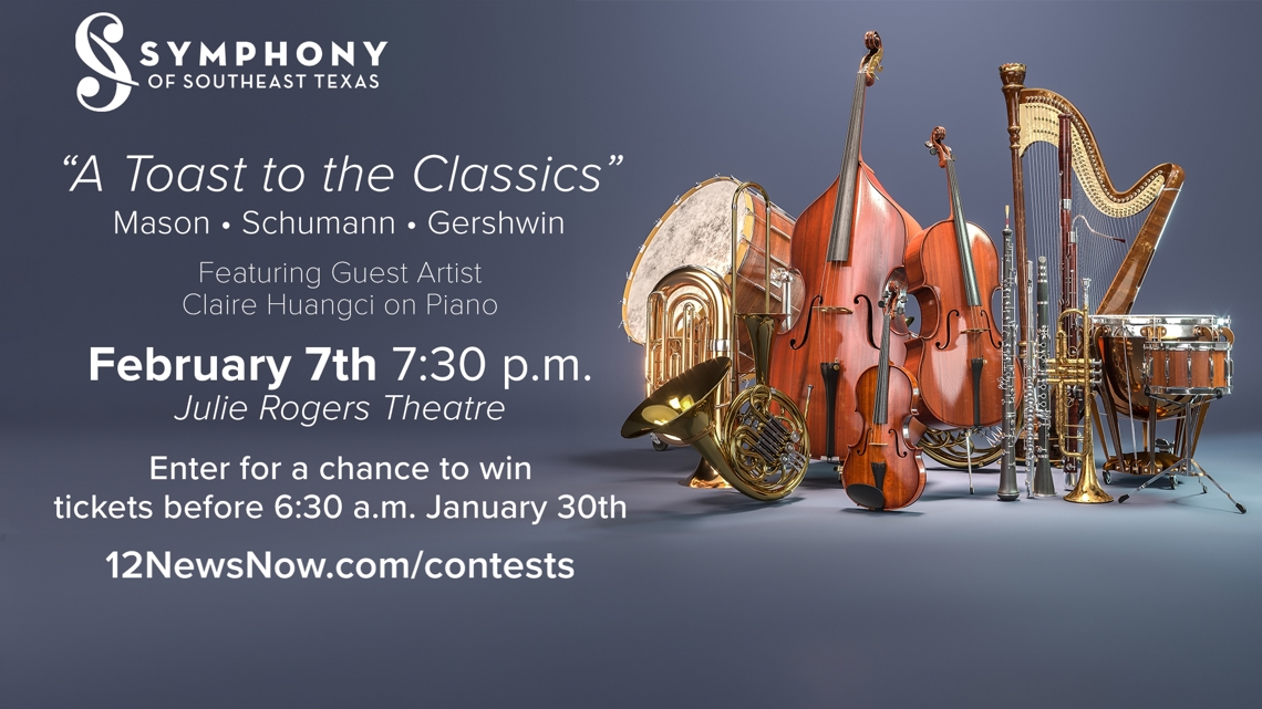 Enter for a chance to win tickets to hear the Symphony of Southeast Texas perform on February 7