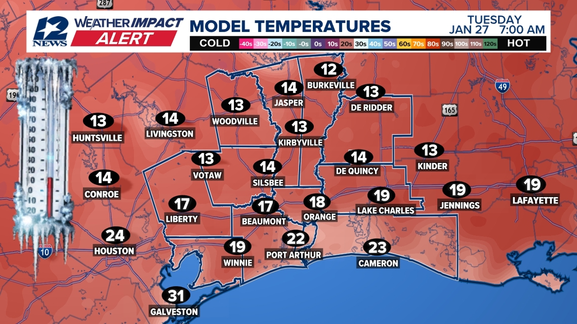 Disaster declarations issued across Southeast Texas ahead of winter storm