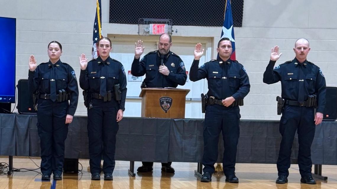 Four new Groves deputy marshals bring military, mental health and victim advocacy backgrounds to the force