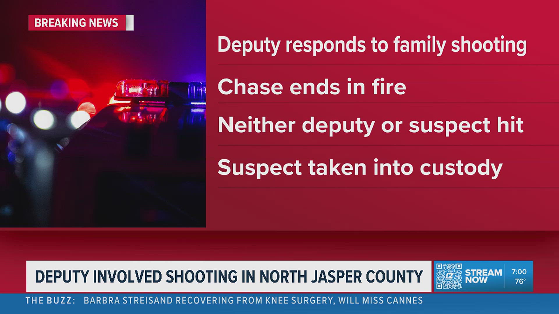 Jasper County deputy exchanges gunfire with suspect during foot chase ...