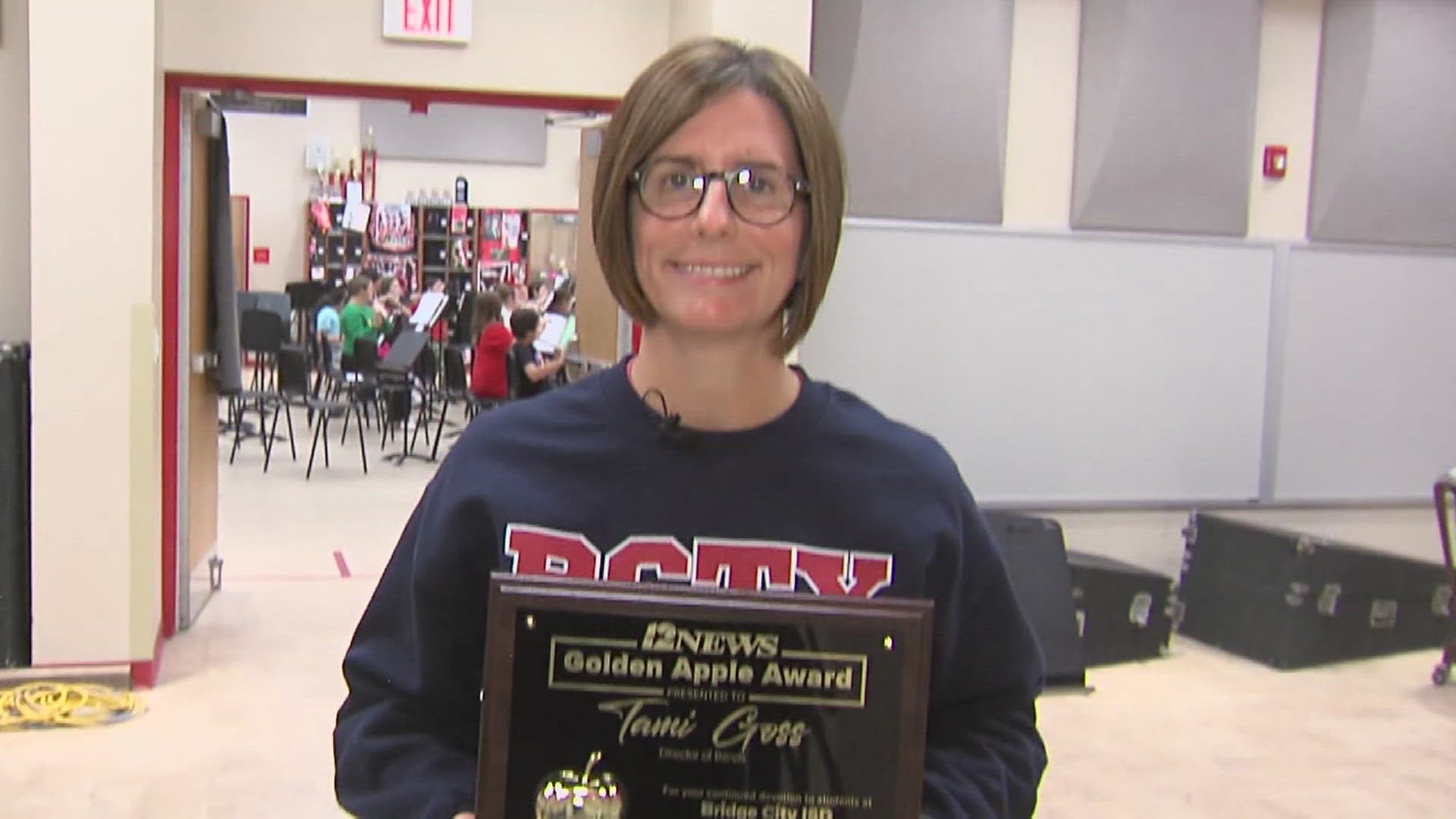 This month’s 12News Golden Apple Award goes to an Orange County band director known for her passion for music education.