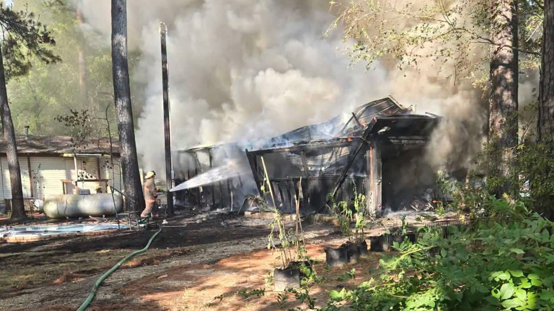 Family launches GoFundMe for Brookeland couple who lost home, belongings and som...