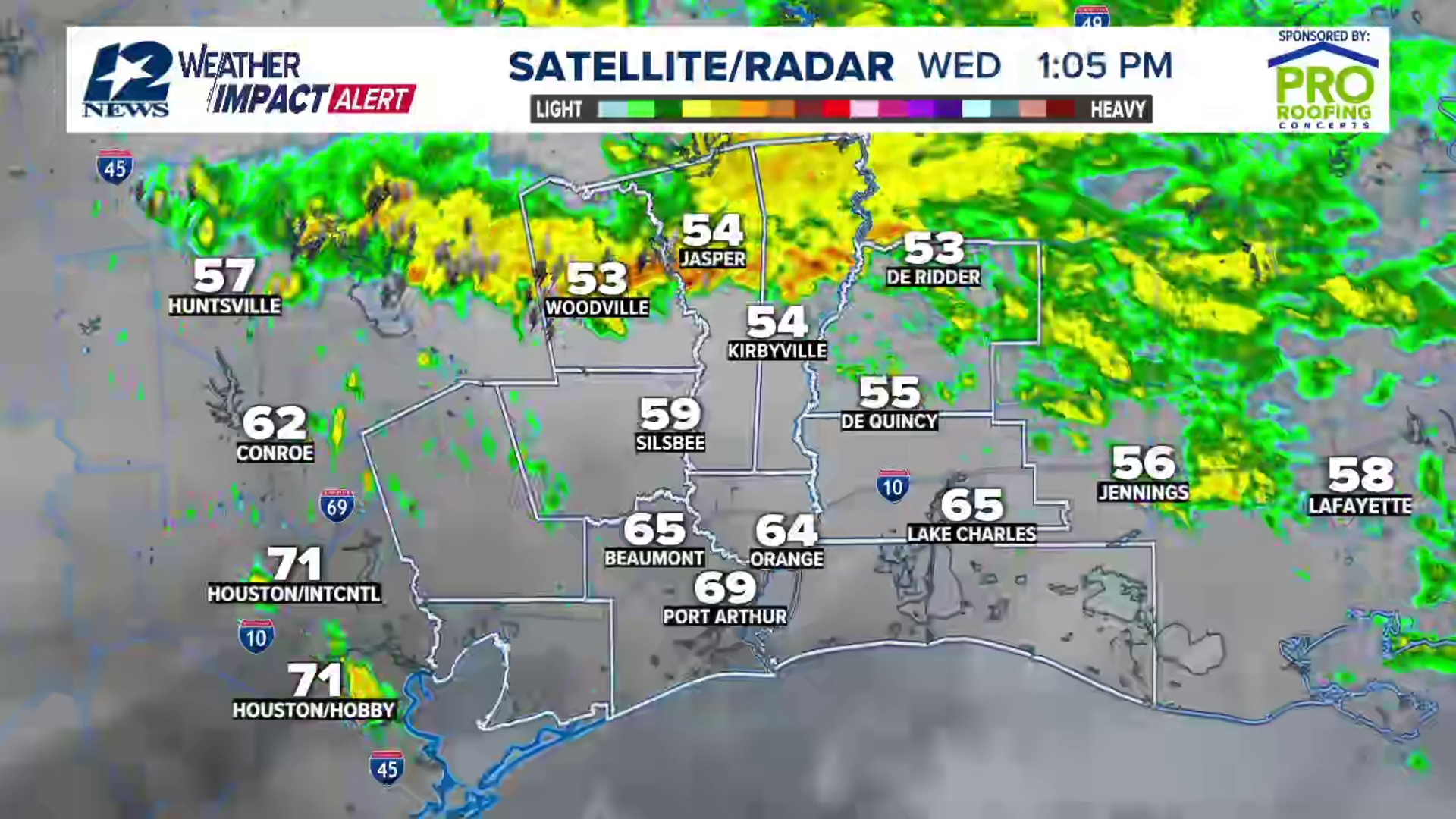 Scattered to numerous showers are back in the forecast Wednesday into early Thursday morning as a coastal area of low pressure moves into our area.