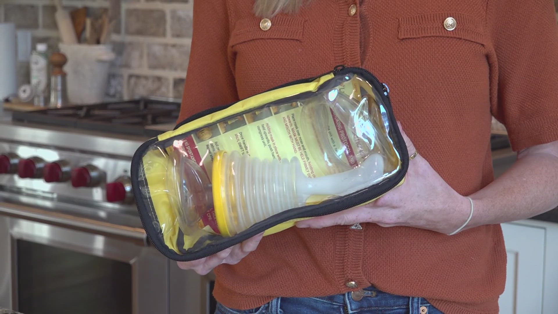 A Southeast Texas mother is on a mission to inform parents about an anti-choking device that saved her son's life after he started choking at the family's home.