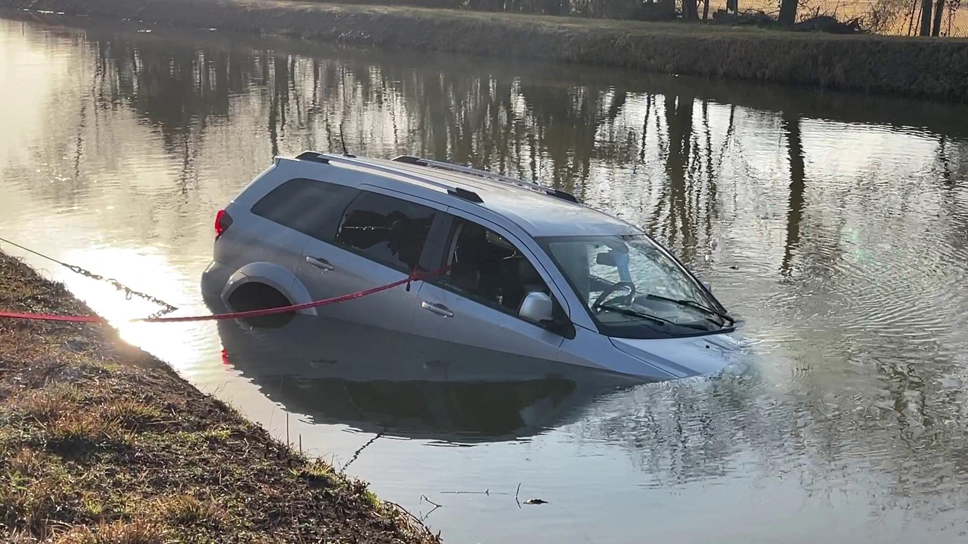 Elderly driver rescued after vehicle crashes into canal in Port Neches ...