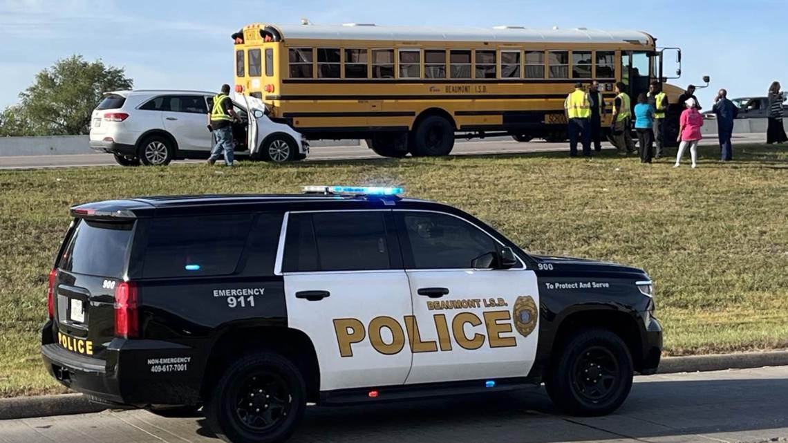 SUV rear ends BISD bus along Cardinal Dr Monday morning