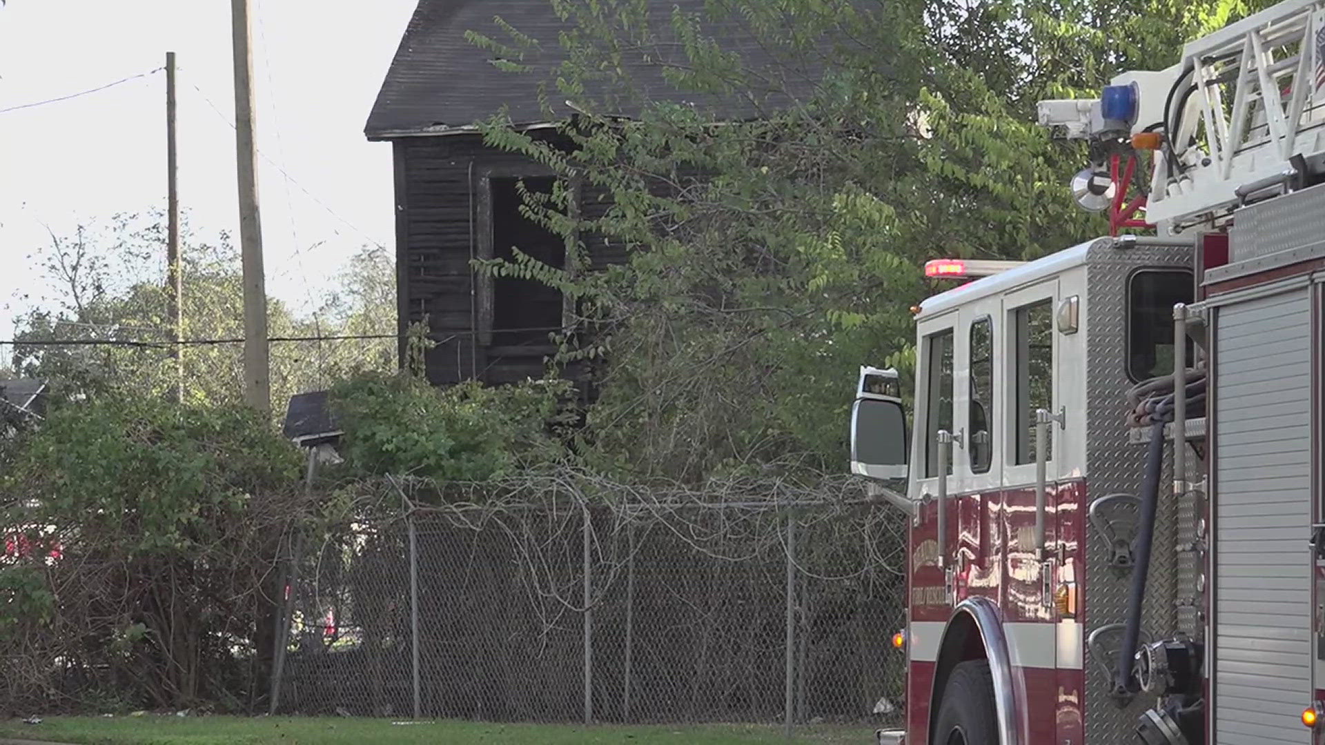 The fire is located at the 2400 block of Avenue B and Corley Avenue in Beaumont.