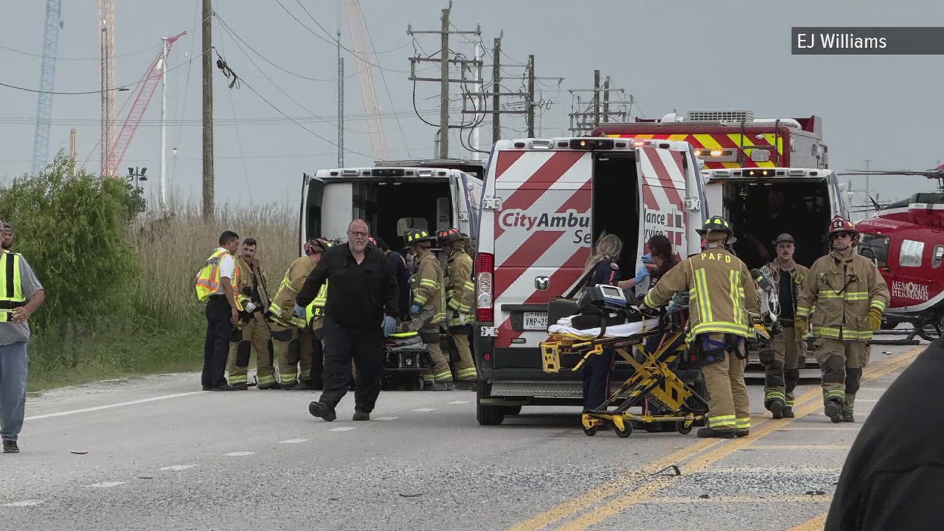 Four dead in Port Arthur crash involving two buses and a van, says ...