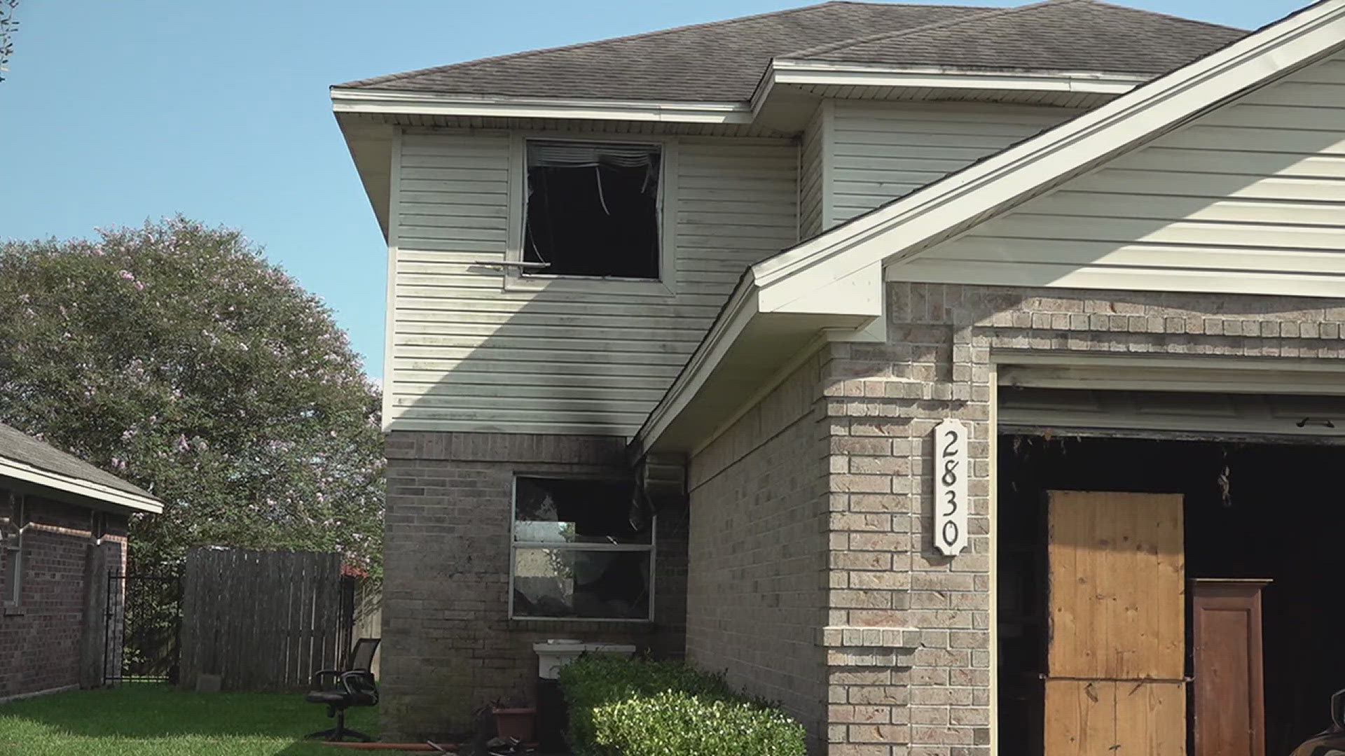 The fire happened just after 3 p.m. at a home in the 2800 block of 90th Street.