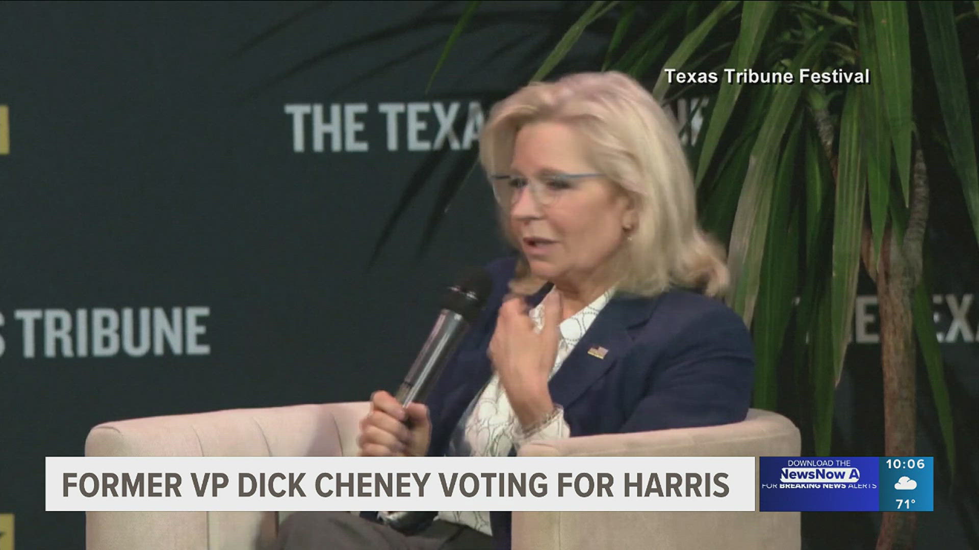 Liz Cheney endorsed Allred at The Texas Tribune Festival Friday.