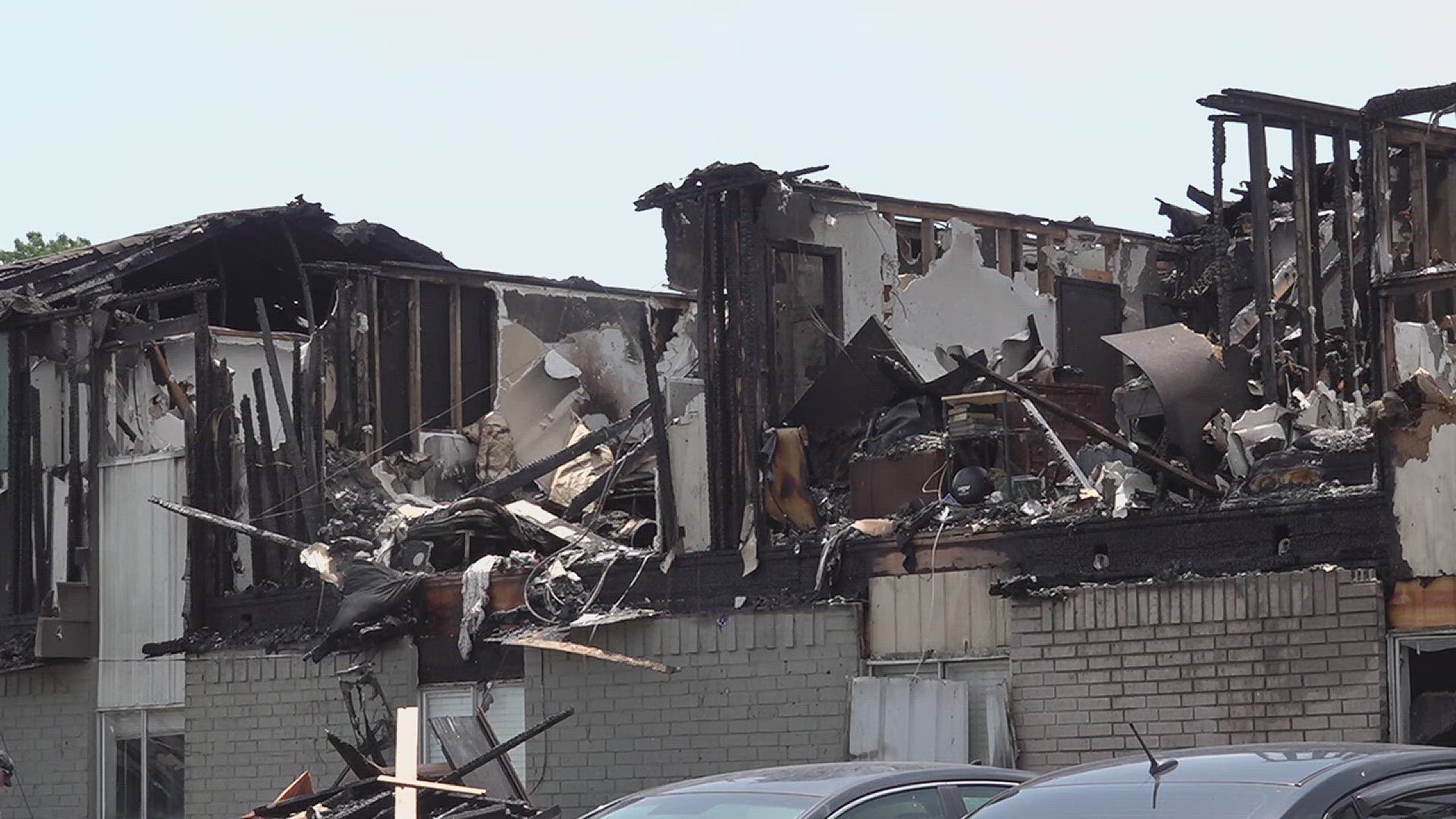 The fire broke out around 1:30 a.m., destroying 10 units and leaving dozens without a home, according to the Bridge City Fire Department.