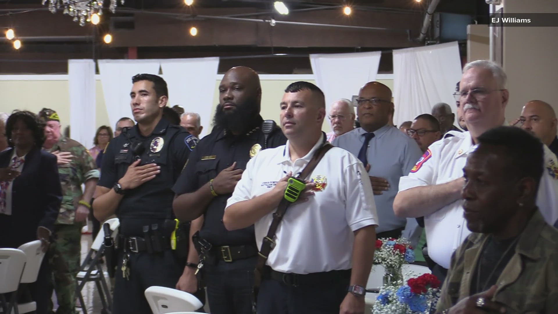 Beaumont veterans, first responders and military members gathered to remember those who lost their lives in the tragedy