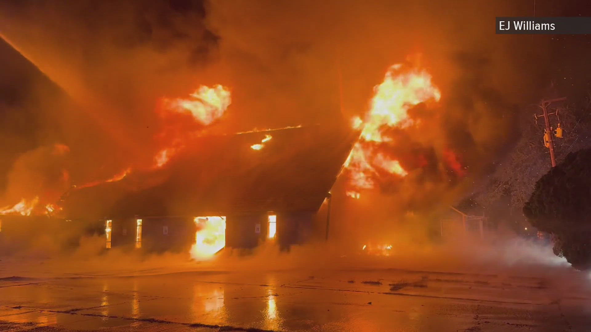 Community comes together to help rebuild church following massive fire ...