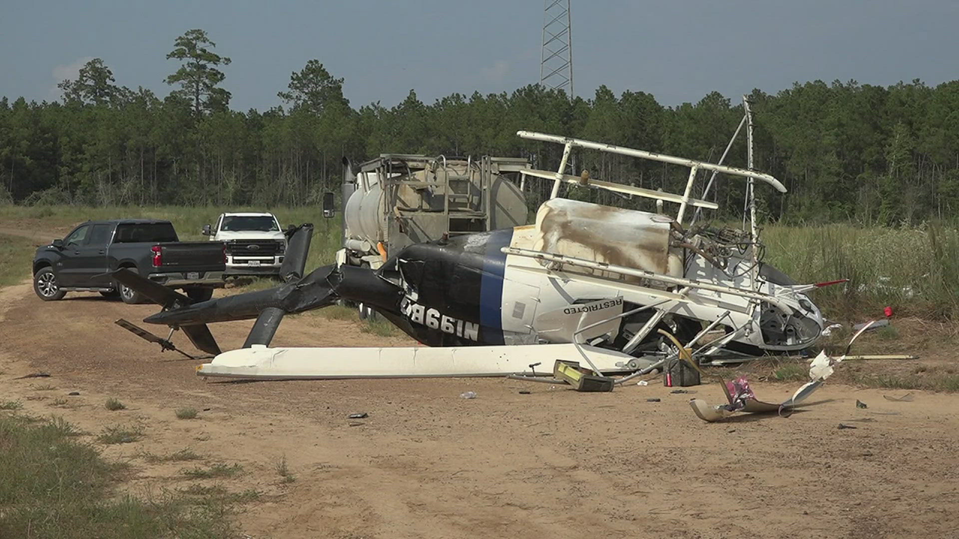 The crash happened on County Road 2048 off of FM 1414 in Newton County around 1:30 p.m.