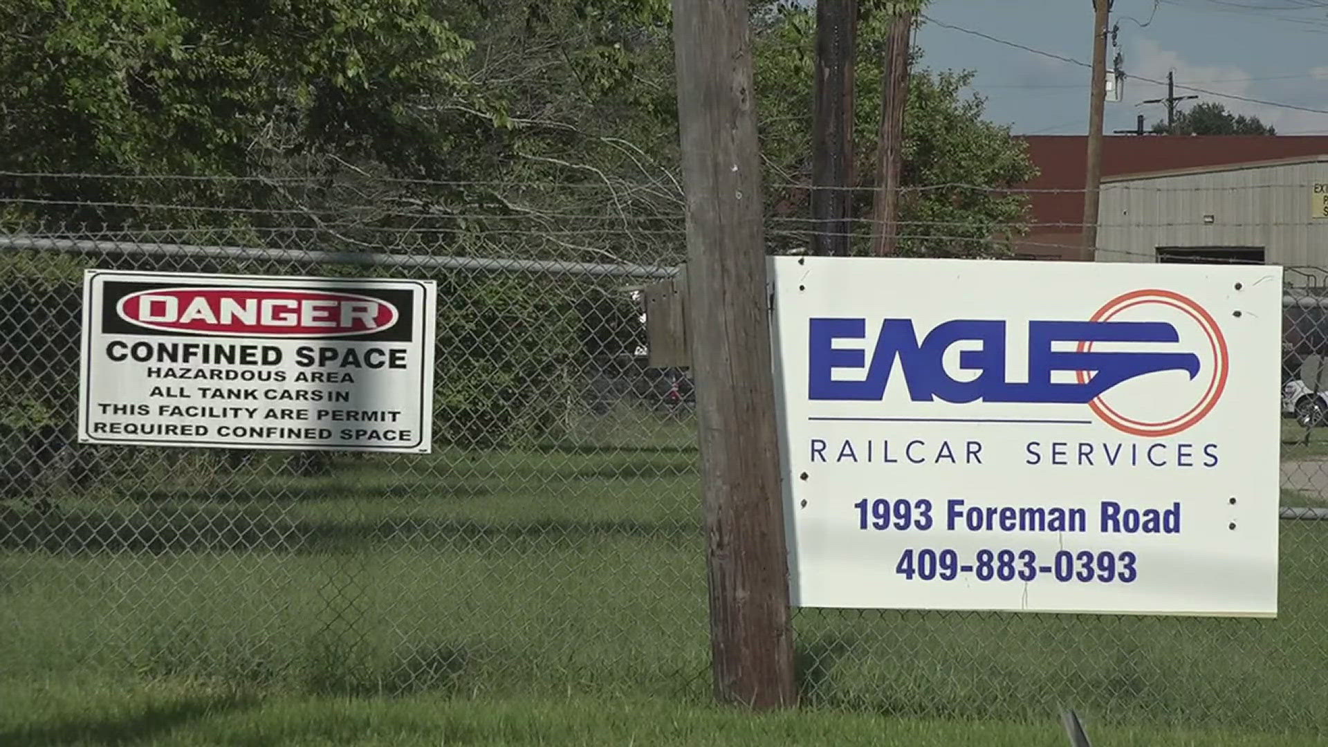 A chemical leak at Eagle Railcar Services sent two dozen people to the hospital on July 18.