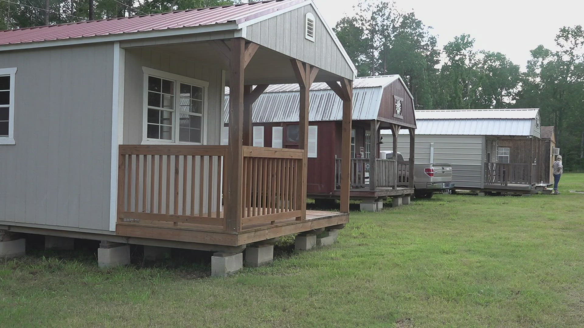 The Rural Homeless Network provided a tiny home for a veteran who was displaced because of flooding and they plan on building more.