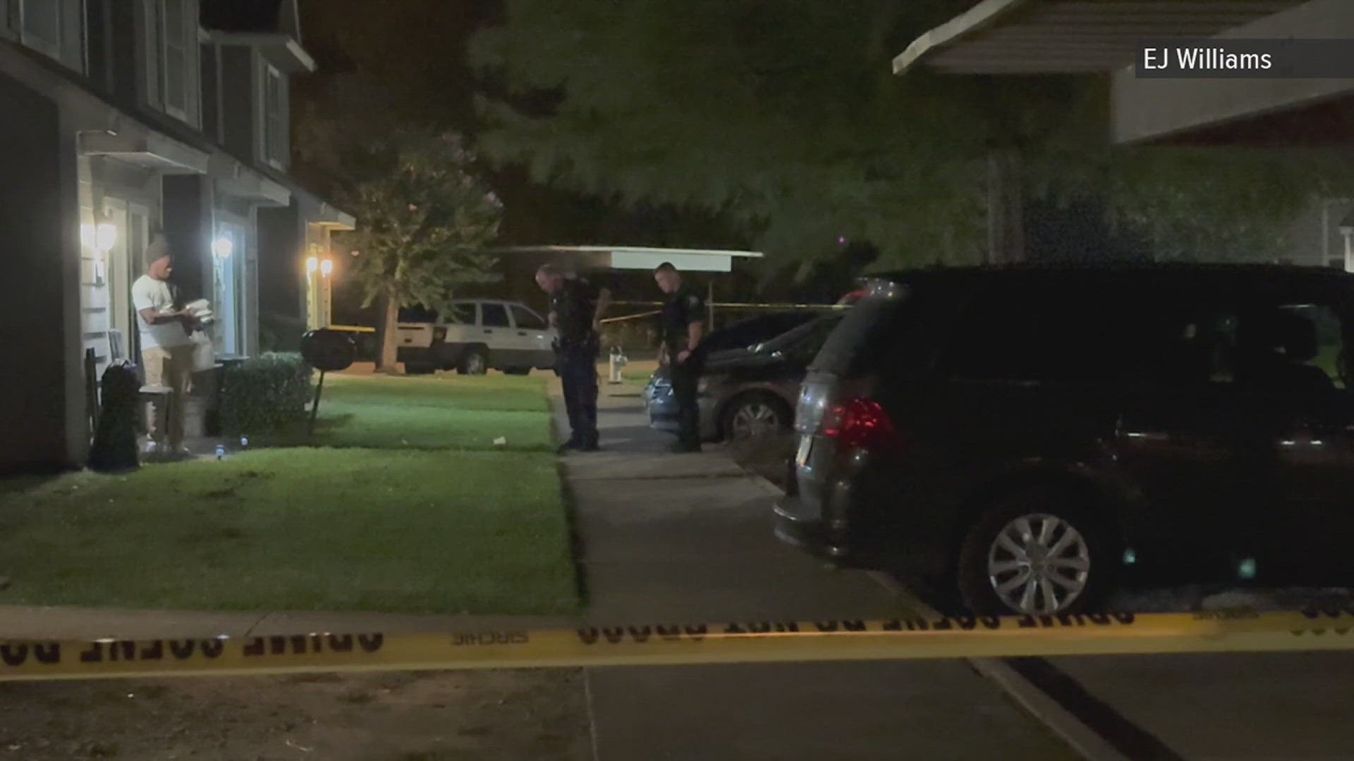 Upon arrival, officers discovered one person suffering from a gunshot wound.