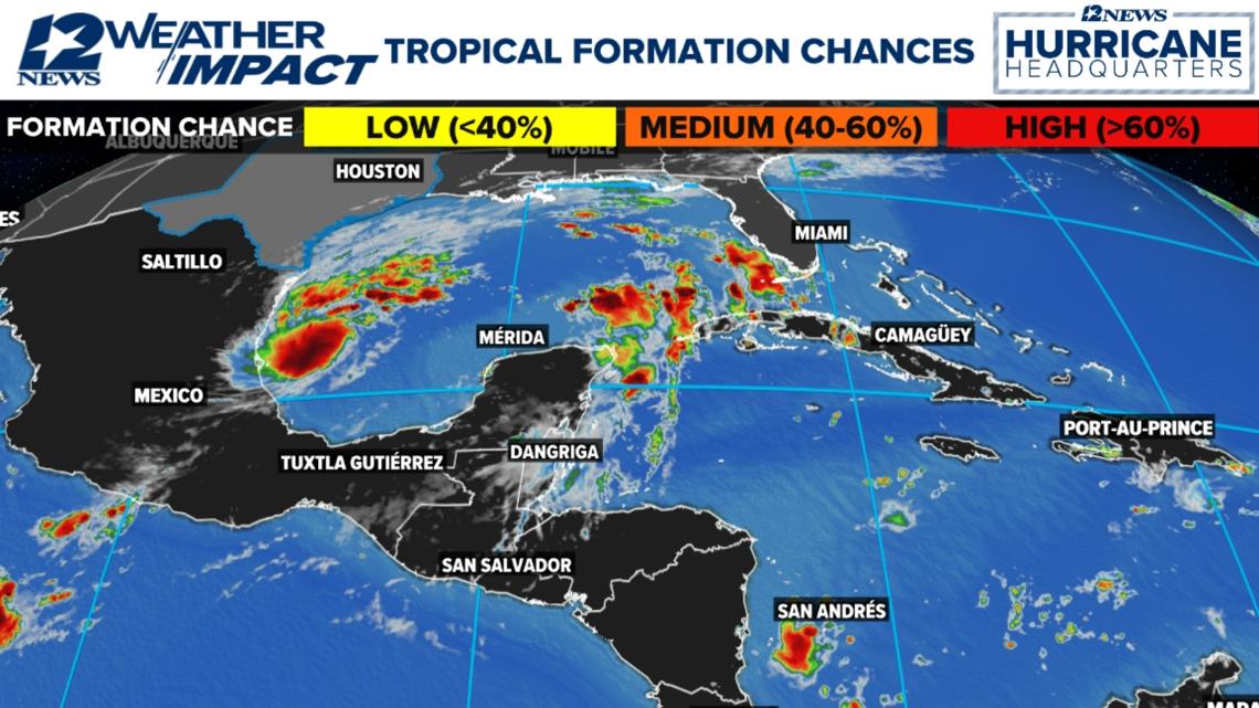 Tropical Storm Milton forms in Gulf of Mexico | Forecast cone ...