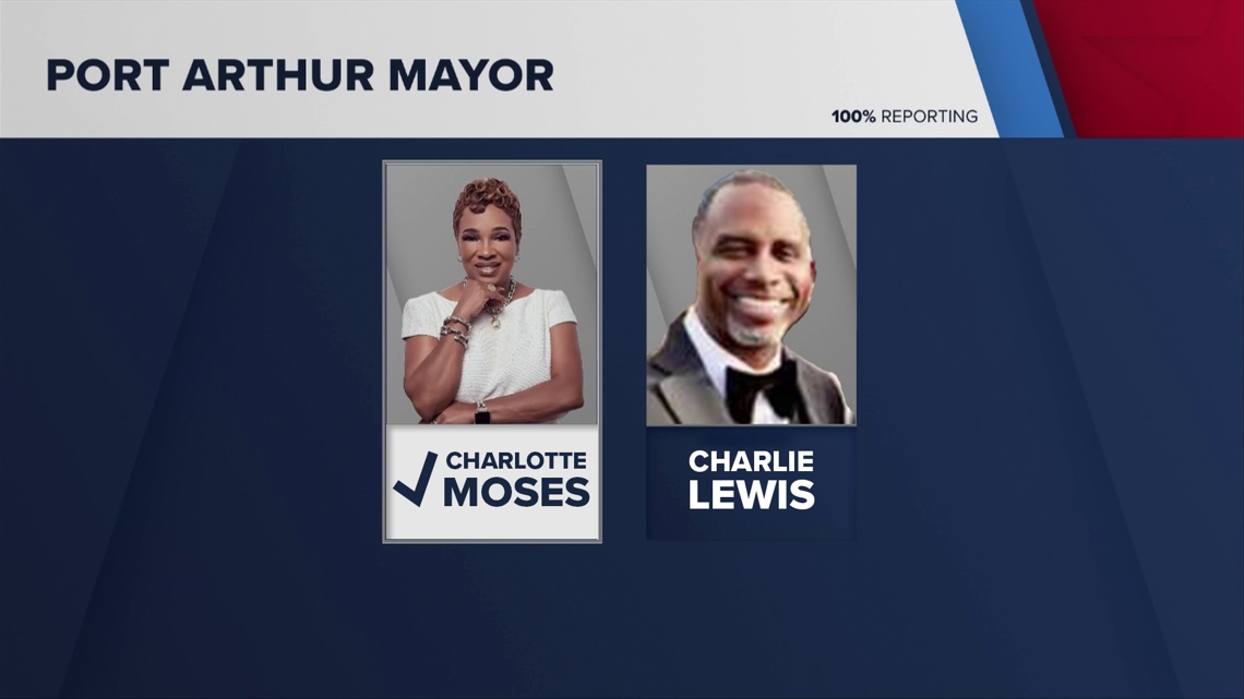 Charlotte Moses will become Port Arthur's next mayor following runoff election